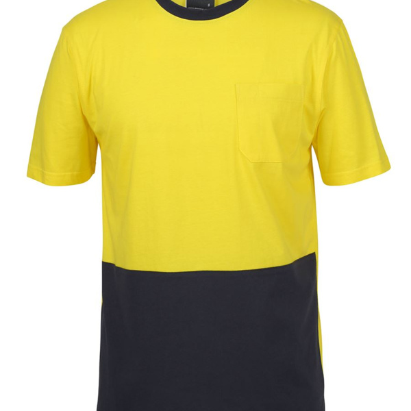 Hi Vis Crew Neck Cotton T-Shirt Thumbnail