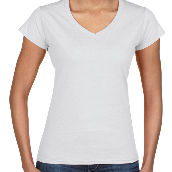 Gildan Ladies' V Neck Thumbnail