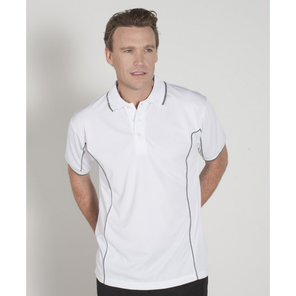 Mens S/S Piping Polo Thumbnail