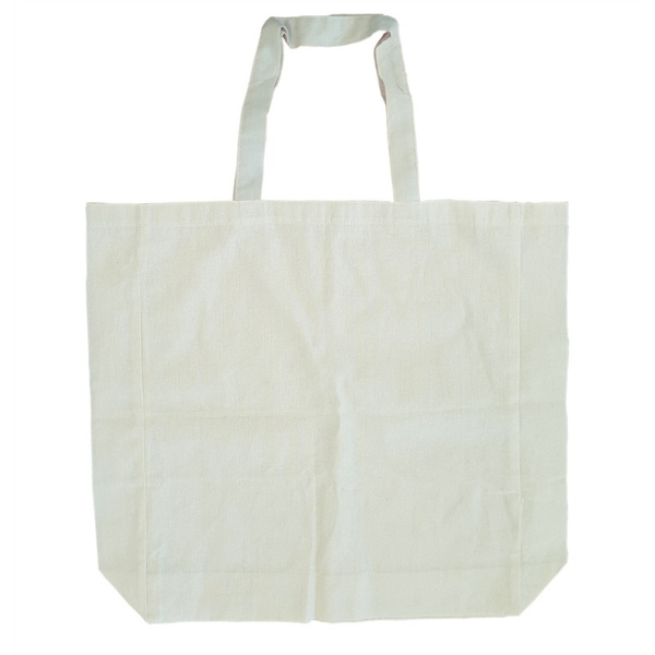 Calico Short Handle Shopping Tote 370mm x 420mm Thumbnail