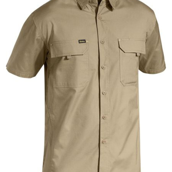 Bisley Mens X Airflow Ripstop S/S Shirt Thumbnail