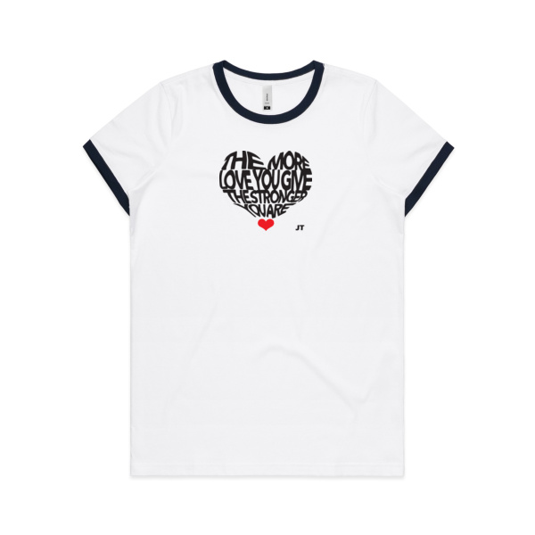 JT Ladies Ringer Tee Thumbnail