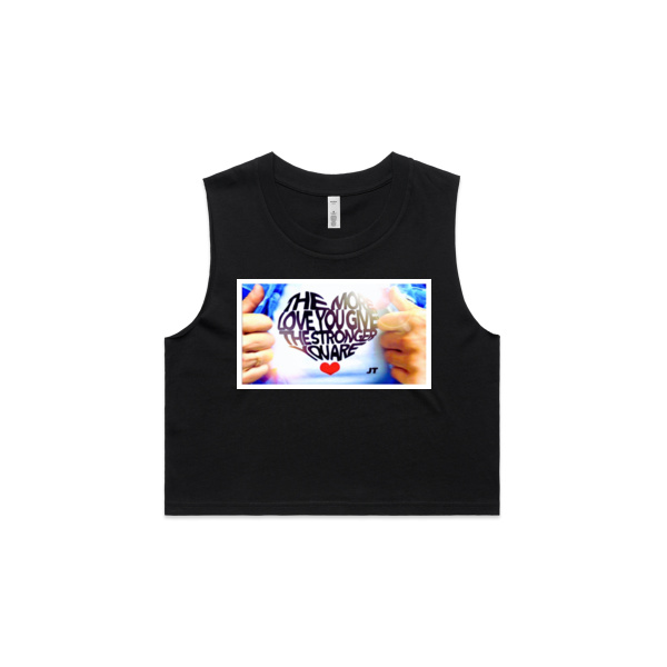 JT Ladies Crop Top - AS Colour Women's Crop Tank Thumbnail