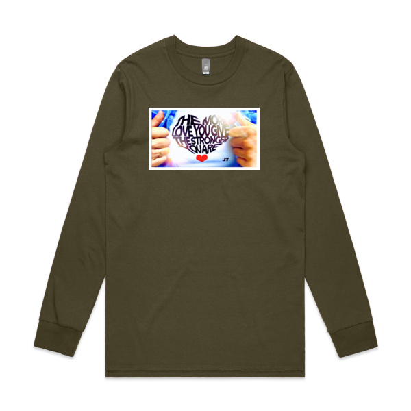 JT Mens Long Sleeve Cuff T Shirt Thumbnail